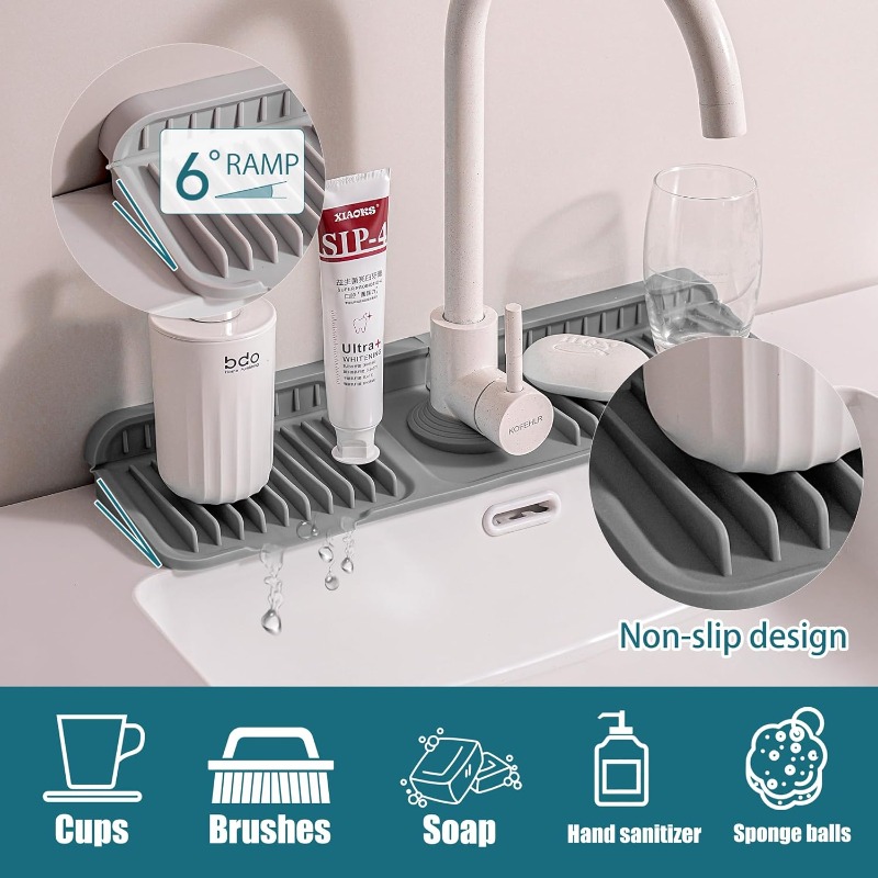 Kitchen Silicone Faucet Splash - Silicone Tap Washer review and price